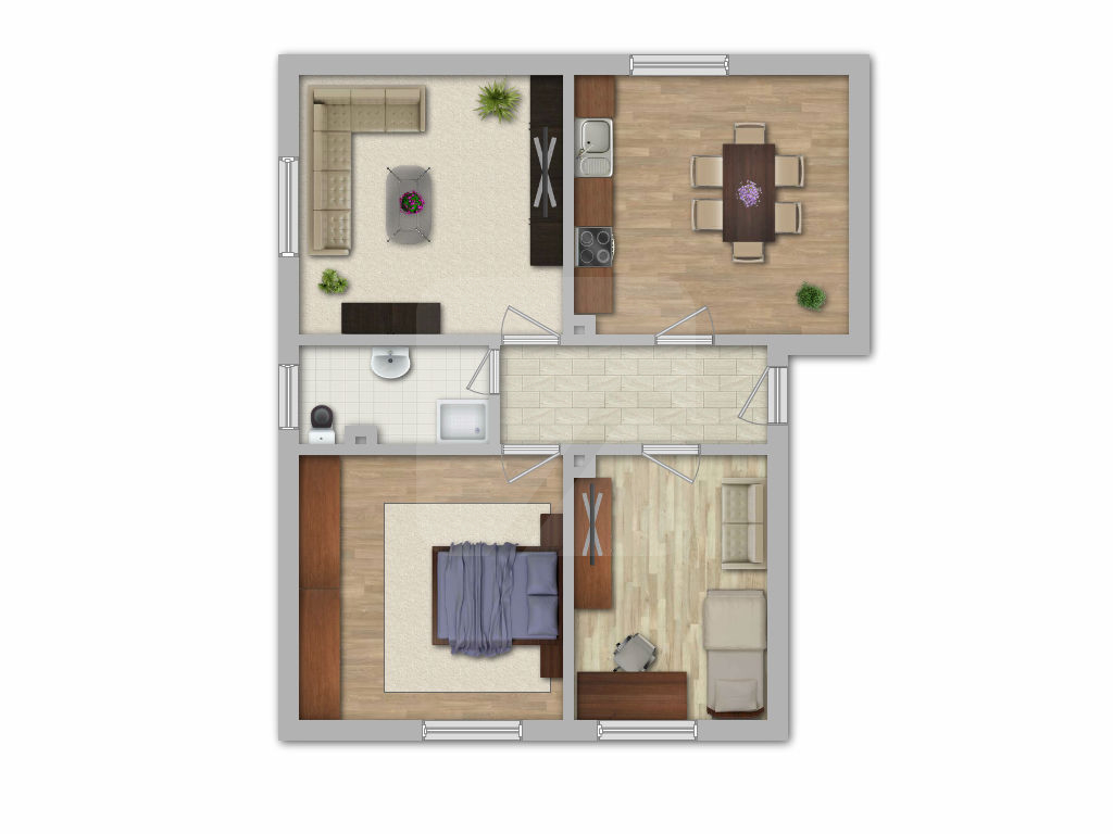 Lüdenscheid: 3-Zimmer-Wohnung mit guter Verkehrsanbindung - Photo 2